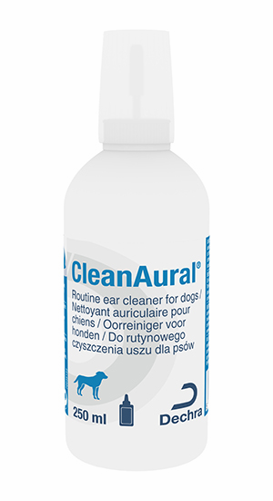 CleanAural Dog 250 ml - Płyn do rutynowego czyszczenia uszu psa