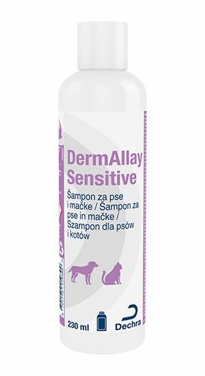 DermAllay Sensitive Shampoo 230 ml - Szampon dla psów i kotów
