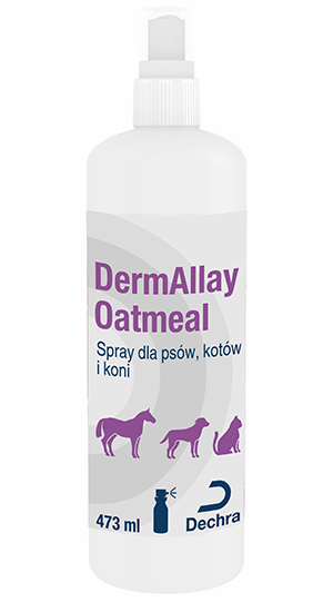 DermAllay Oatmeal Odżywka dla koni, psów i kotów 473 ml - Odżywka dla koni, psów i kotów